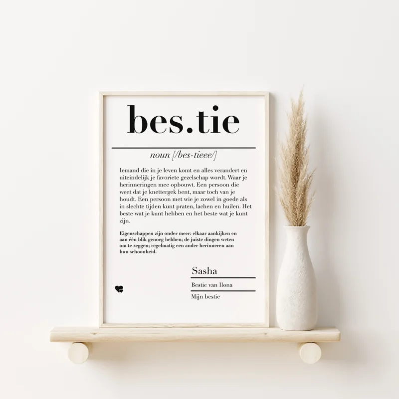 dictionary poster bestie