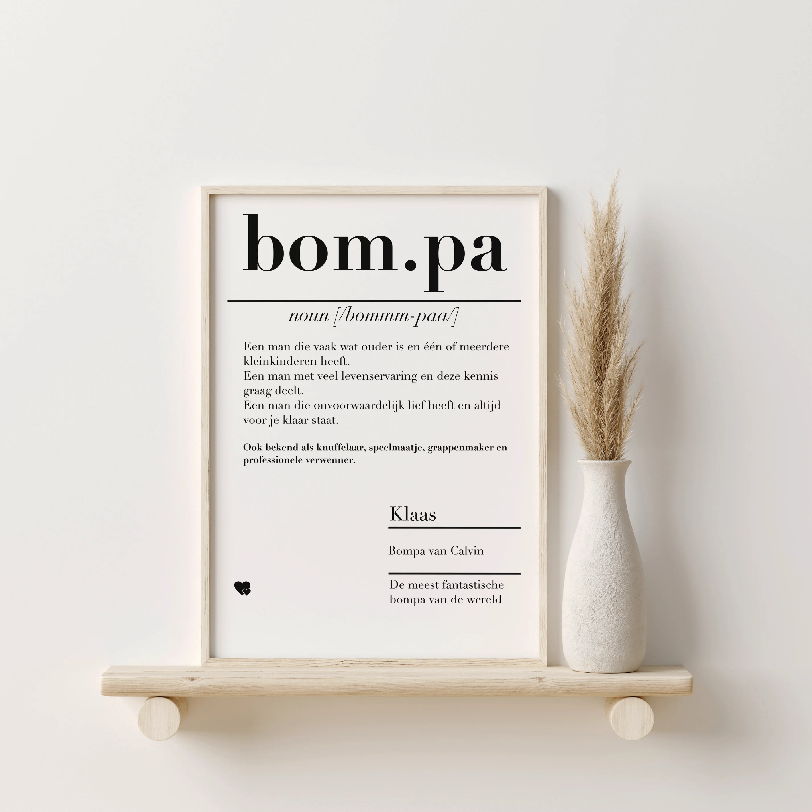 Poster | Dictionary 'Bompa' 1 Dictionary poster bompa