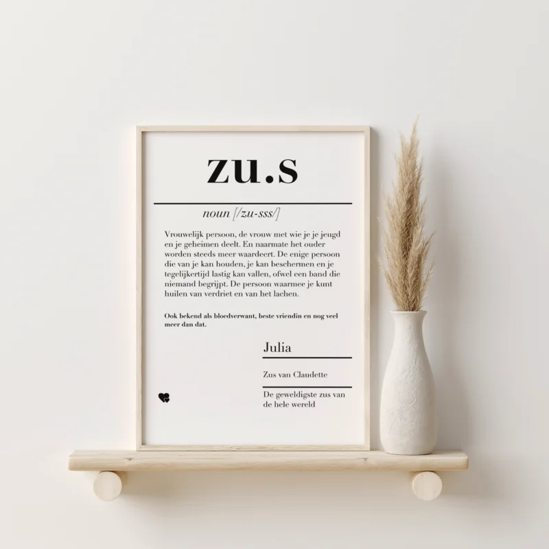 Dictionary poster zus