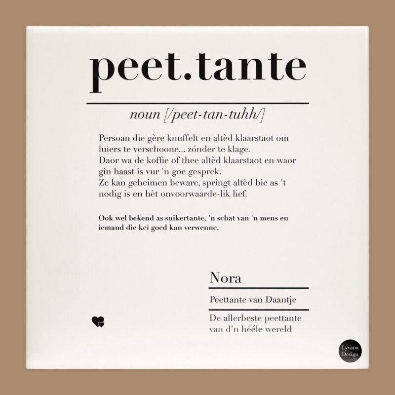 peettante tegel brabants