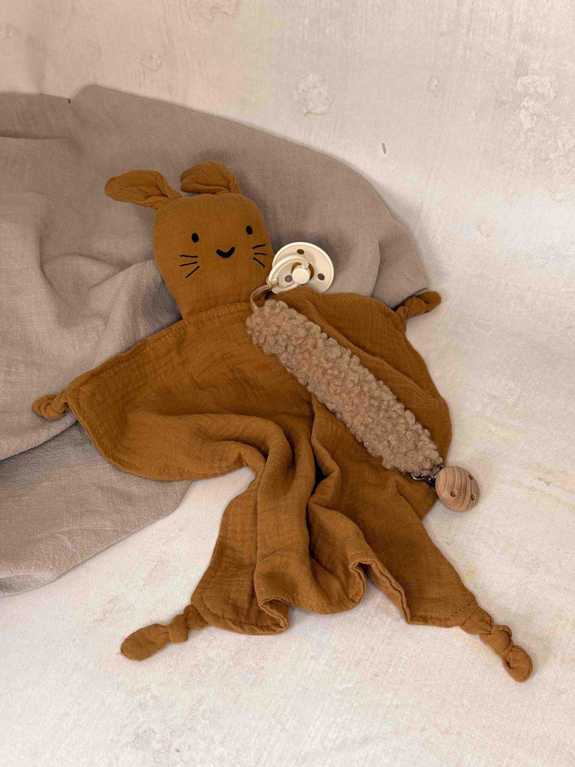 Teddy speenkoord Zand 1 teddy speenkoord zand