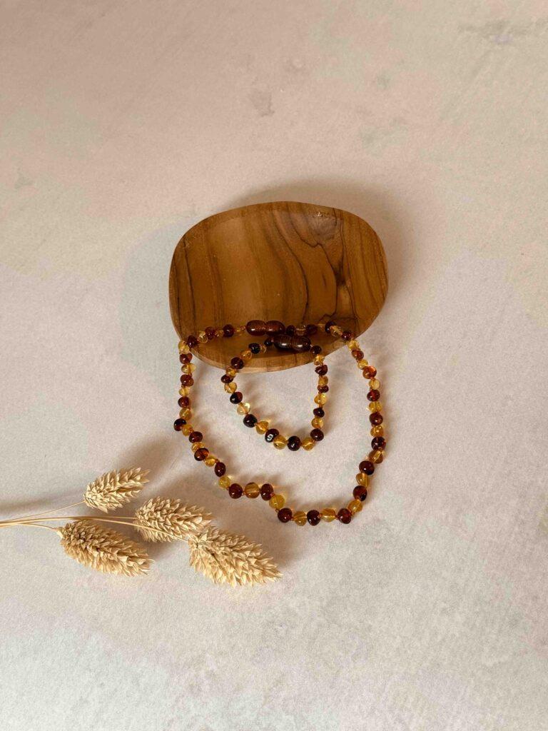 Barnsteen sieraden baby