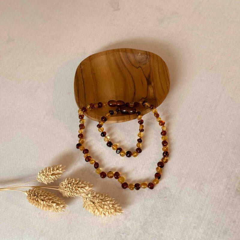 Barnsteen sieraden