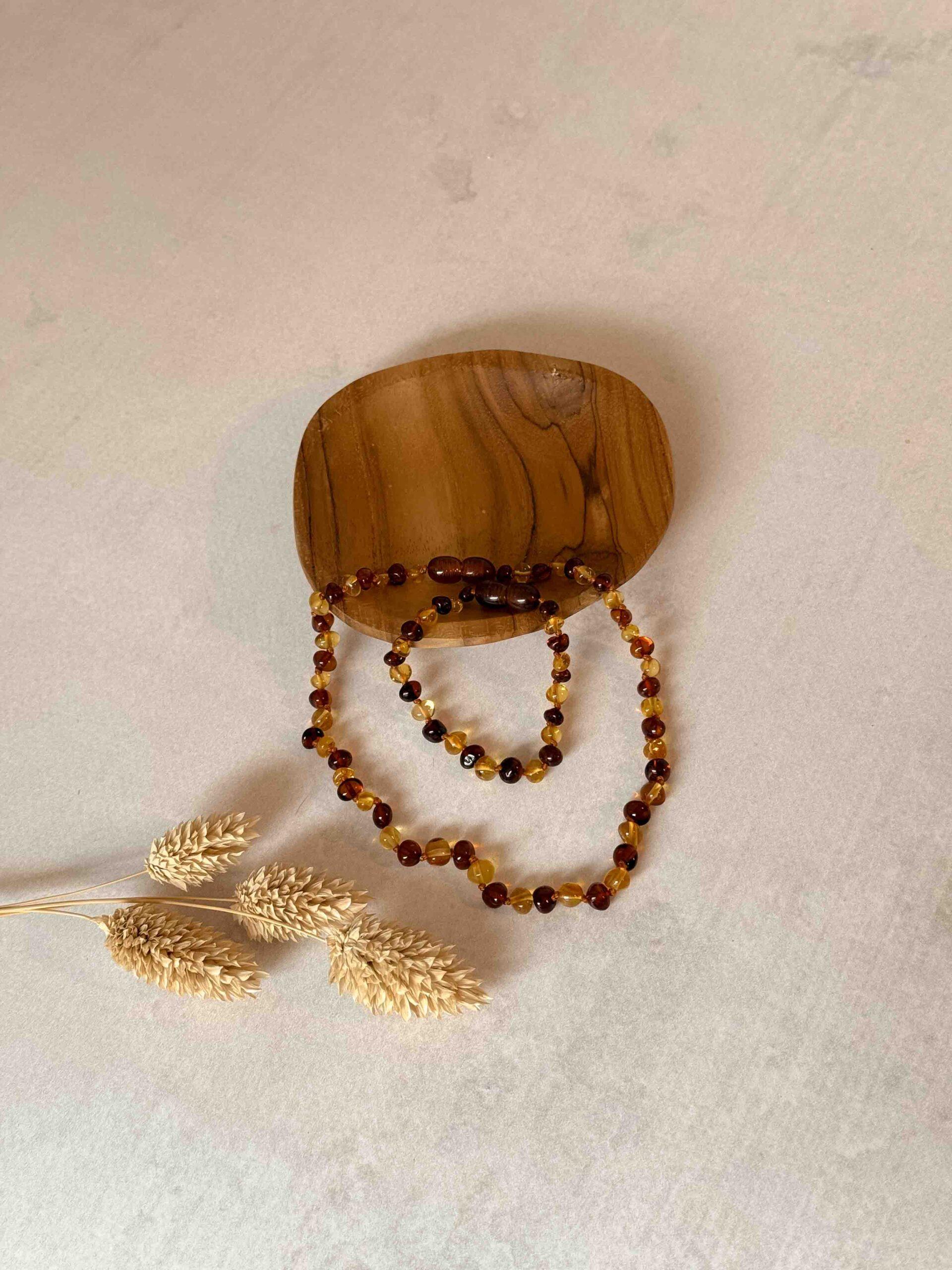 Barnsteen sieraden baby