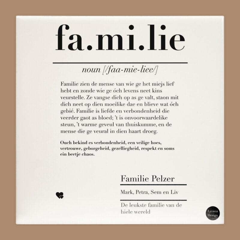 Familie tegel limburgs