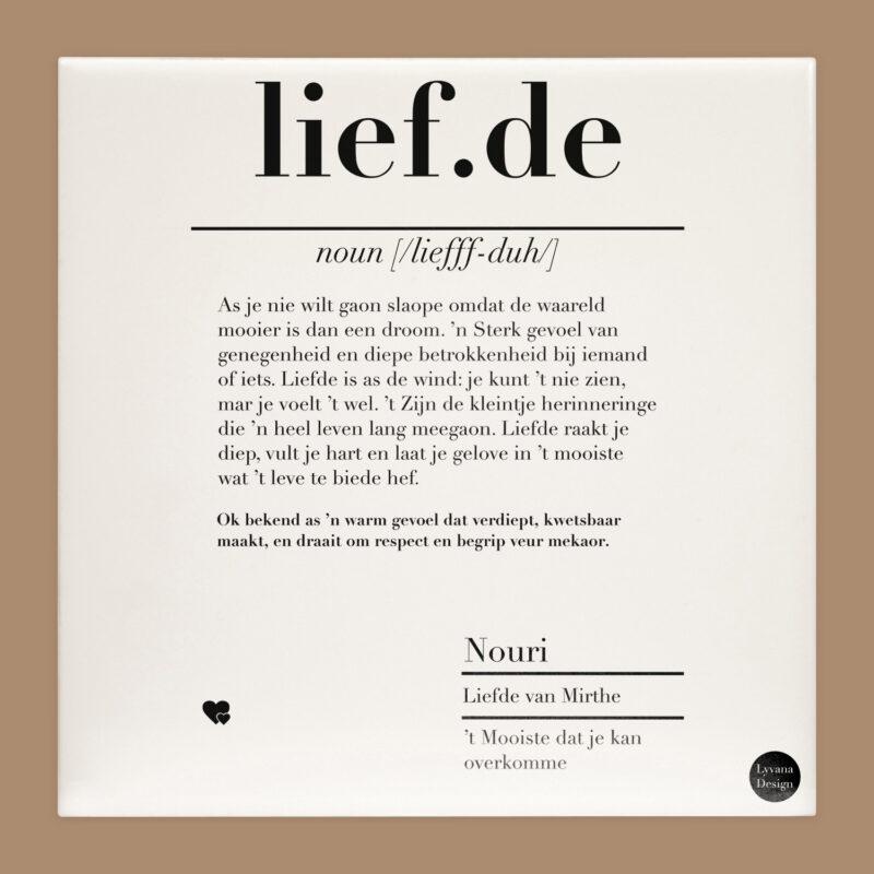 liefde tegel brabants
