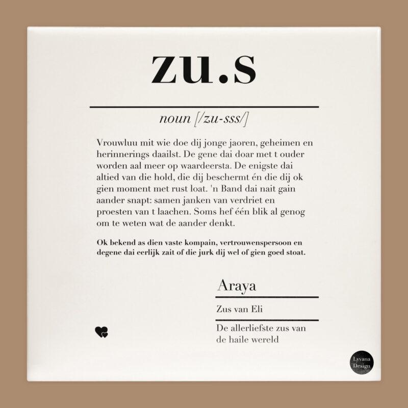 zus tegel gronings