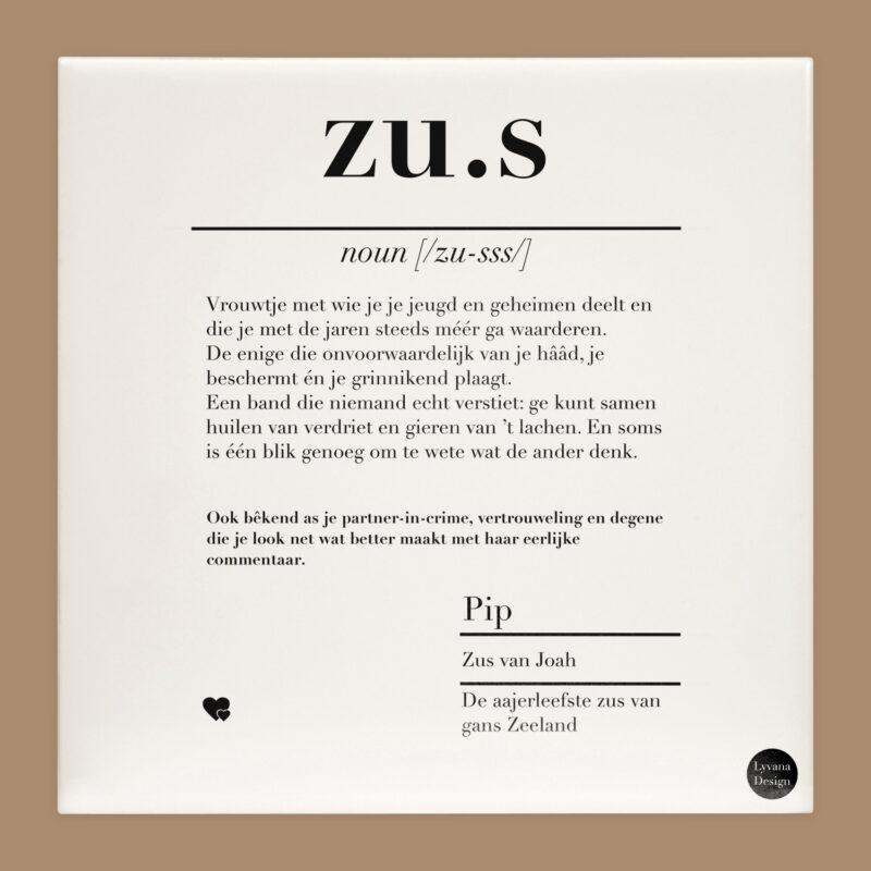 zus tegel zeeuws