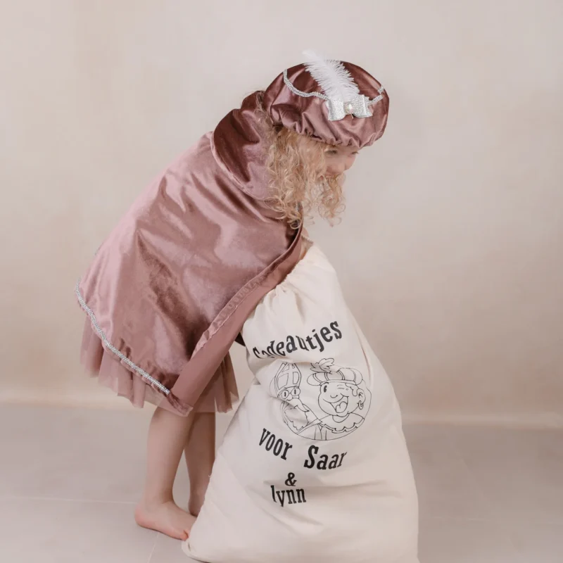 Luxe cape oud roze