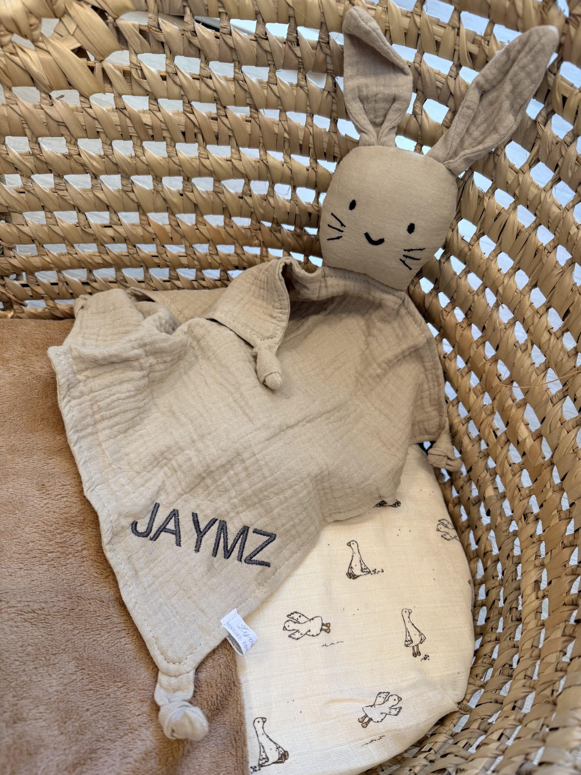 Knuffelkonijntje met naam