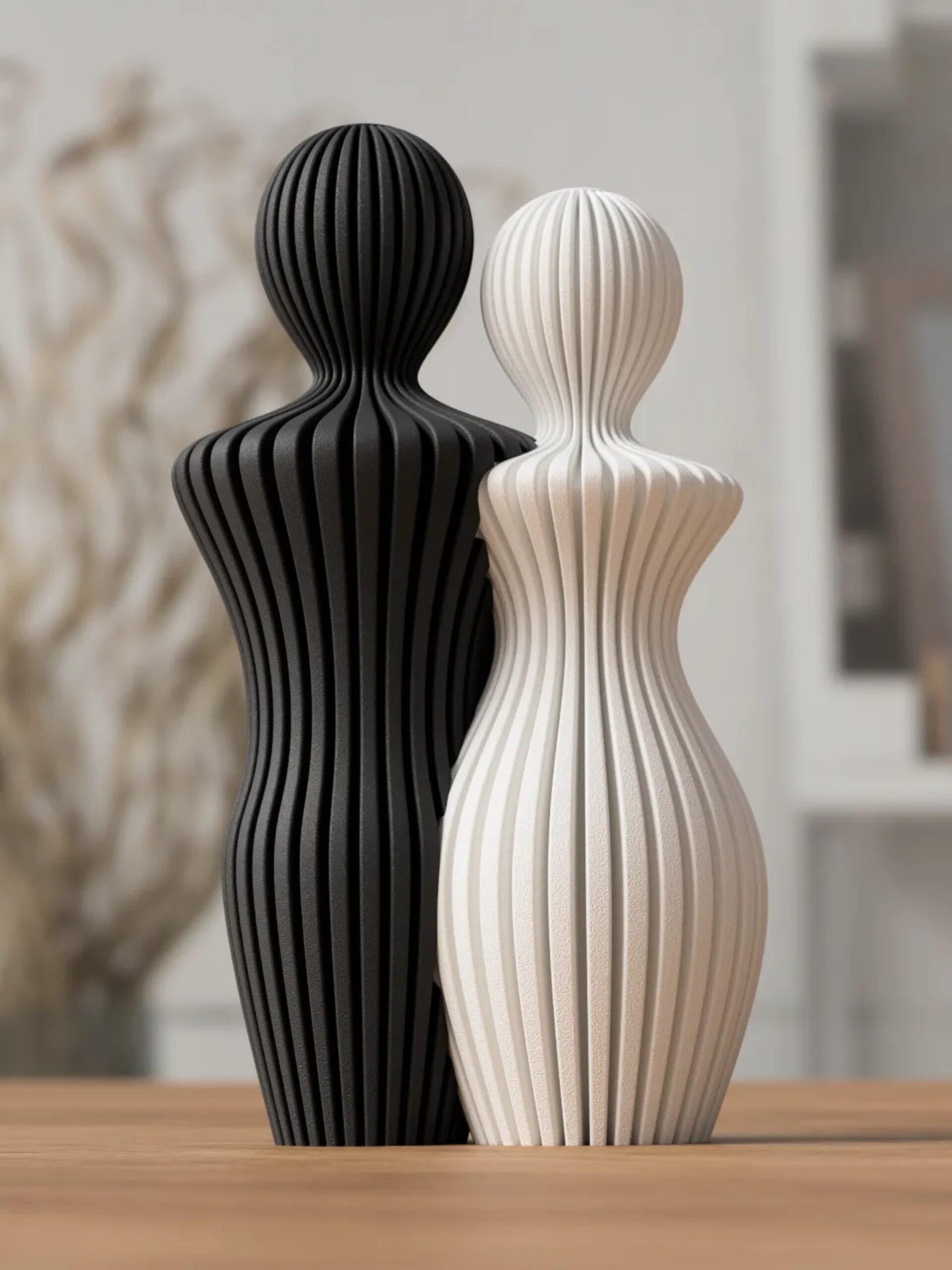 Modern beeldje van man en vrouw 1 Modern beeldje van man en vrouw