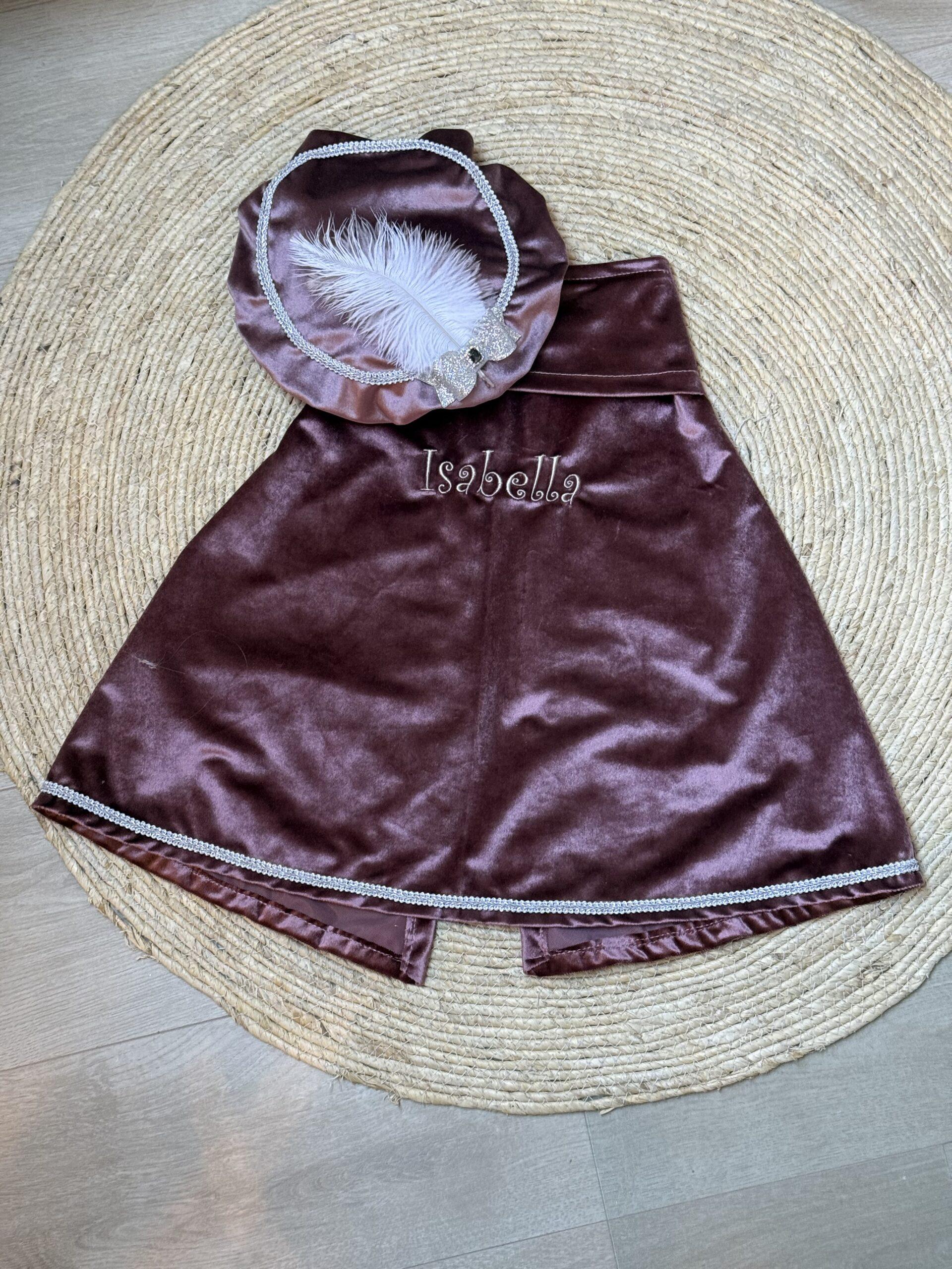 Luxe pietenmuts oud roze met naam 11 Pietenpakje in het roze